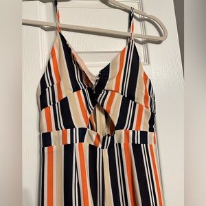 A.Peach jumpsuit